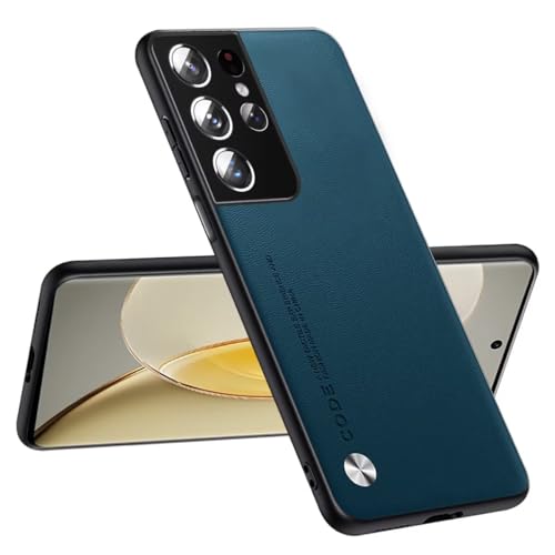 Topme Handyhülle Kompatibel mit Samsung Galaxy S21 Ultra (6.8") – Sicherer und Stilvoller Schutz - Saphir von Onetobye
