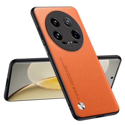 Topme Handyhülle Kompatibel mit Xiaomi MI 14 Ultra (6.73") – Sicherer und Stilvoller Schutz - Orange von Topme