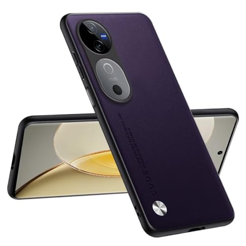 Topme Handyhülle Kompatibel mit vivo V40 5G (6.78") – Sicherer und Stilvoller Schutz - Dunkelviolett von Buosha