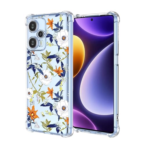 Topme Hülle für Poco F5 6.67", Handyhülle aus Weichem TPU Silikon, Transparent, mit Gemaltem Muster - Ahornblatt Topme Hülle für Poco F5 6.67", Handyhülle aus Weichem TPU Silikon, Transparent, mit Gemaltem Muster - Ahornblatt von Buosha