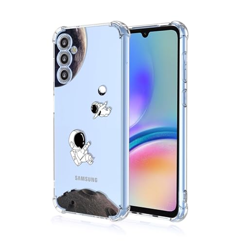 Topme Hülle für Samsung Galaxy A15 (4G) / Samsung Galaxy A15 5G (6.5" Inches), Handyhülle aus Weichem TPU Silikon, Transparent, mit Gemaltem Muster - Astronaut 2 von Dnrl