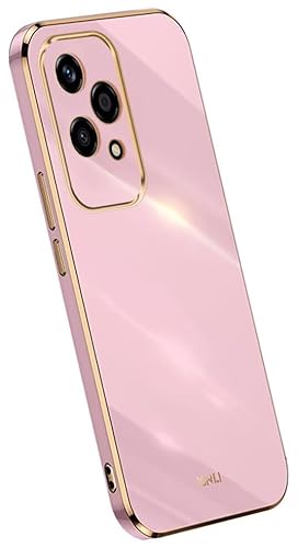 Topme Silikonhülle für Honor 200 Lite 5G (6.7" Inches), [handyhülle im Goldrand-Stil] - Violett von Dnrl
