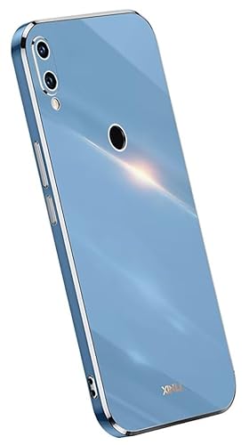 Topme Silikonhülle für Huawei P Smart Z (6.59" Inches), [handyhülle im Goldrand-Stil] - Navy blau von IYVYI
