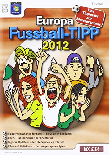 Europa Fussball Tipp 2012, CD-ROMDas Tippspiel zur Meisterschaft. Für Windows 7, Vista, XP (32+64bit) von Topos