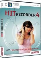 HIT Recorder 4, CD-ROM MP3 Hits legal und gratis aufnehmen. Für Windows® 7, Vista, XP, 2000 (32+64bit) von Topos