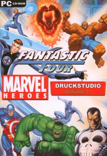 Marvel Heroes, Druckstudio, CD-ROM Fantastic Four. Für Windows 98, ME, 2000, XP von Topos