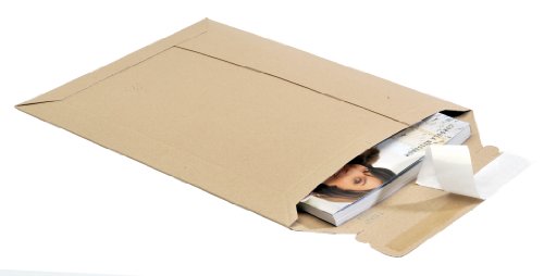 100 St Versandtaschen Toppac TP310 175x250 mm aus brauner Vollpappe Onlineshopverpackung von Toppac