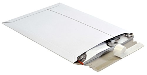 50 St Versandtaschen Toppac TP220 215x270 mm aus weißer Vollpappe Onlineshopverpackung von Toppac