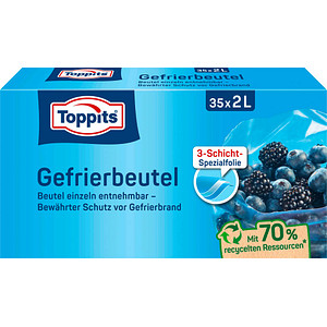 35 Toppits Gefrierbeutel 2,0 l von Toppits