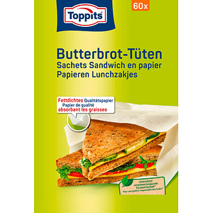 60 Toppits Butterbrottüten von Toppits