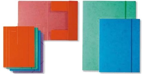 20x Karton Mappe DIN A3 Gummizugmappe Eckspanner von Toppoint