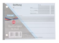 50x Stylex Quittungsblock Quittungen 50 Blatt DIN A6 von Toppoint