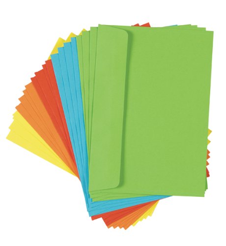 60 (3x 20) farbige Briefumschläge Din C6 bunte Kuvert von Toppoint