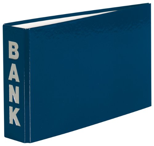 Bankordner 140x250mm Ordner für Kontoauszüge blau von Toppoint