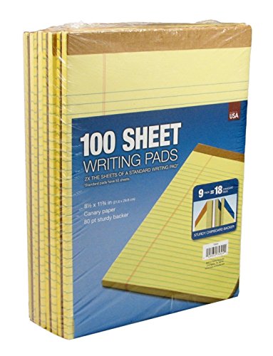 Tops 100-Sheet Legal Pads Canary Yellow (pack of 9 pads) by Tops von Tops