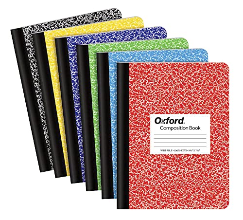 Tops 63794 9-3/4 X 7-1/2 Wide Ruled Composition Notebook Assorted by Tops von Tops