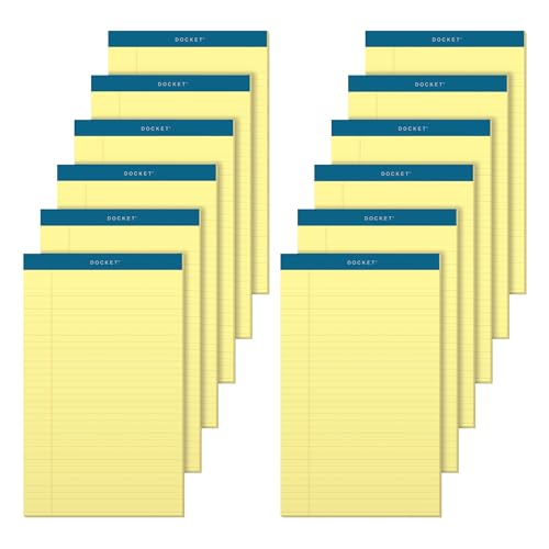 Tops Legal Pads, Kanarienvögel, 12/Pack Premium 8.5 x 14 Inch canary von Tops