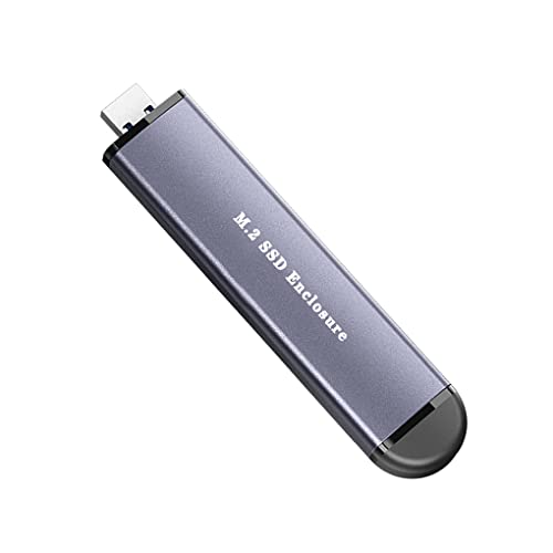 10 Gbps 2 in 1 M.2 SSD Gehäuse USB betriebene Festplattenbox Aluminiumlegierungsgehäuse Adapter Smartphone Computerzubehör von Topsevie