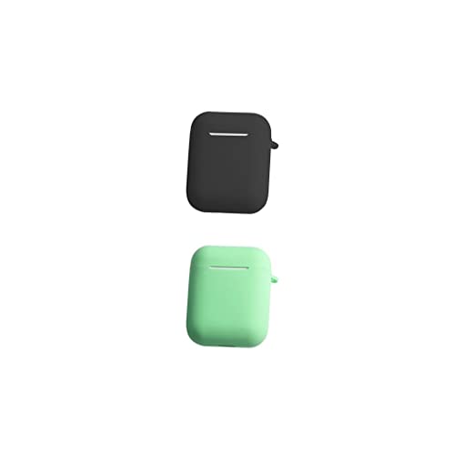 2 Satz von Bluetooth kompatible Kopfhörer Hülle Tragbare einfarbige Abdeckung Zubehör von Topsevie