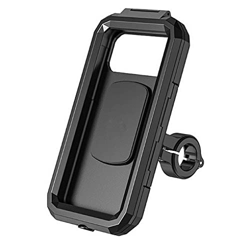 IPX8 Wasserdichter Motorradständerhalter Drehbare verstellbare Halterung Fall Smartphone Scooter Radfahren Feste Unterstützung, Lenker, Groß von Topsevie