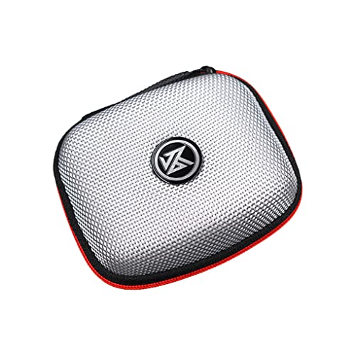 KZ Kopfhörer Aufbewahrungstasche Eva Tragbare quadratische Headset Box Indoor Outdoor Haushalt Büro Kopfhörer Aufbewahrungskoffer, Silber von Topsevie