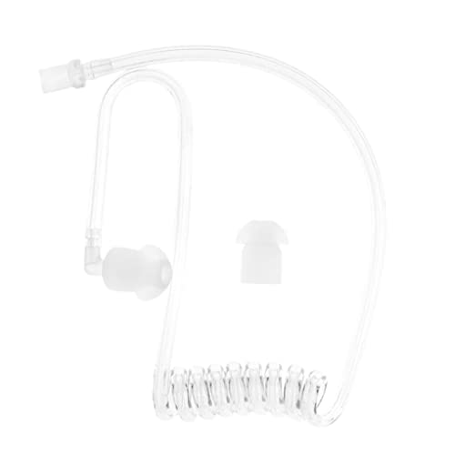 Ohrhörer, akustischer Luftschlauch, PVC Kopfhörer, Zwei Wege Radio, Schallrohr, transparentes Ersatz Headset von Topsevie