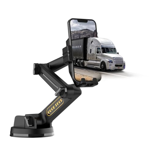 Topsolar Handyhalterung für LKW, robuster Super-Saugnapf, Handy-Halterung für Armaturenbrett, Fenster, 42,9 cm langer Arm und stabil, kompatibel mit iPhone und Samsung, Semi-Trucker Topsolar Handyhalterung für LKW, robuster Super-Saugnapf, Handy-Halterung für Armaturenbrett, Fenster, 42,9 cm langer Arm und stabil, kompatibel mit iPhone und Samsung, Semi-Trucker von Topsolar