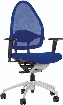 TOPSTAR Bürodrehstuhl Open Base 10 J470TT38 max. 120kg schwarz/blau (J470TT38) von Topstar