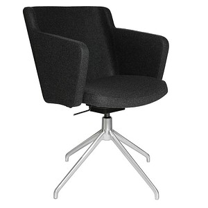 Topstar Besuchersessel SFH 1.0 anthrazit edelstahl, Optik matt Stoff Topstar Besuchersessel SFH 1.0 anthrazit edelstahl, Optik matt Stoff von Topstar