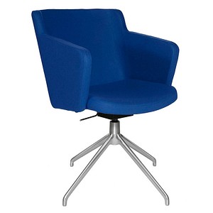 Topstar Besuchersessel SFH 1.0 royalblau edelstahl, Optik matt Stoff von Topstar