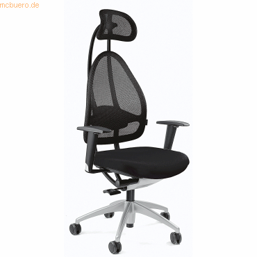 Topstar Bürodrehstuhl Open Art 10 J170TT20 mit Armlehnen schwarz von Topstar
