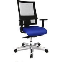 Topstar Bürodrehstuhl PROFI NET 11, Höhenverstellb.Arml., Softpad-Auflage, blau von Topstar