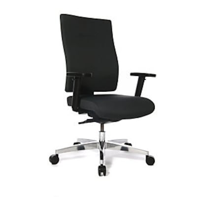 Topstar Bürodrehstuhl PROFI STAR 15, ergonomische Rückenlehne, schwarz von Topstar