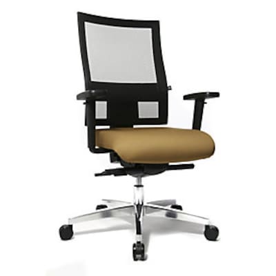 Topstar Bürodrehstuhl SITNESS 60 mit atmungsaktiver Rückenlehne, hellbr./schwarz von Topstar