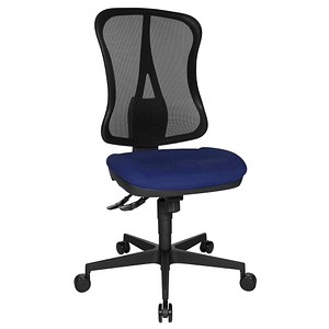 Topstar Bürostuhl Head Point SY, HE200 G26 Stoff blau, Gestell schwarz von Topstar