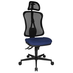 Topstar Bürostuhl Head Point SY, HE200 G26X Stoff blau, Gestell schwarz von Topstar