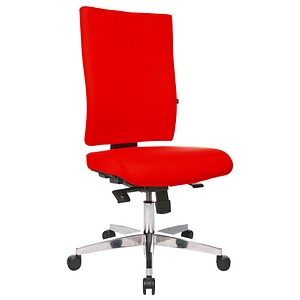 Topstar Bürostuhl Lightstar 20, LS29W0G21 Stoff rot, Gestell alu von Topstar