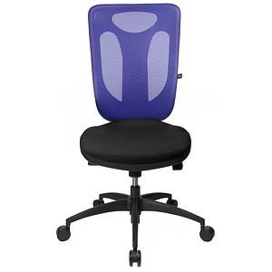 Topstar Bürostuhl Net Pro 100, NN100 T208 Stoff blau, Gestell schwarz Topstar Bürostuhl Net Pro 100, NN100 T208 Stoff blau, Gestell schwarz von Topstar