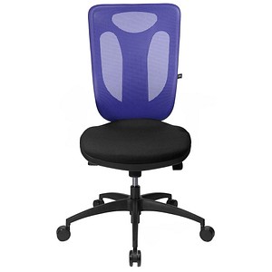 Topstar Bürostuhl Net Pro 100, NN100 T208 Stoff blau, Gestell schwarz von Topstar