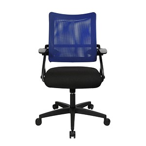 Topstar Bürostuhl New S'move, DS100A T208 Stoff blau, Gestell schwarz von Topstar