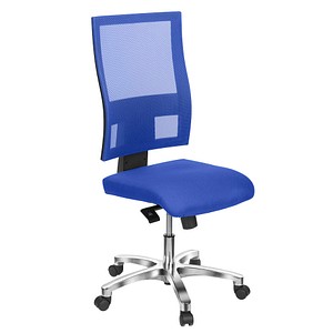 Topstar Bürostuhl Nito, PRONETSYT38 Stoff blau, Gestell alu von Topstar