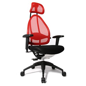 Topstar Bürostuhl Open Art® 2010, OPA0T B910 Stoff rot, Gestell schwarz von Topstar