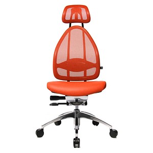 Topstar Bürostuhl Open Art, J190TS14 Stoff orange, Gestell alu von Topstar