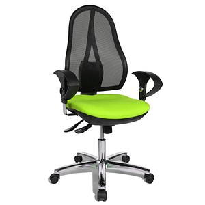 Topstar Bürostuhl Open Point SY Deluxe, OP290U G05 Stoff grün, Gestell chrom Topstar Bürostuhl Open Point SY Deluxe, OP290U G05 Stoff grün, Gestell chrom von Topstar