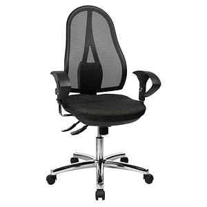 Topstar Bürostuhl Open Point SY Deluxe, OP290U G22 Stoff anthrazit, Gestell chrom Topstar Bürostuhl Open Point SY Deluxe, OP290U G22 Stoff anthrazit, Gestell chrom von Topstar