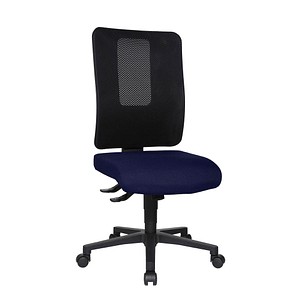 Topstar Bürostuhl Open X (N), OX1000 G280 Stoff blau, Gestell schwarz von Topstar