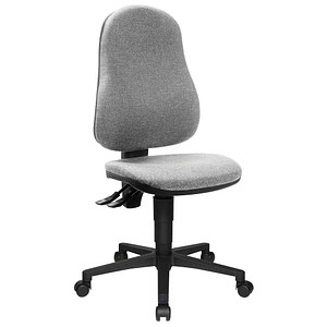 Topstar Bürostuhl Point 60, 8160G23 Stoff grau, Gestell schwarz von Topstar