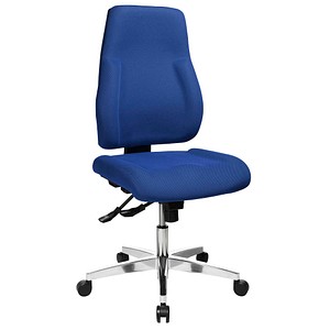 Topstar Bürostuhl Point 91, PI99GBC6 Stoff blau, Gestell alu von Topstar