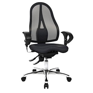 Topstar Bürostuhl Sitness® 15, ST19UG20 Stoff schwarz, Gestell chrom von Topstar