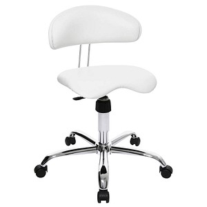 Topstar Bürostuhl Sitness® 40, ST290D16 Kunstleder weiß, Gestell chrom von Topstar